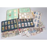 Quantity of cigarette cards mostly Virginia and Players approximately eight in original boxes and