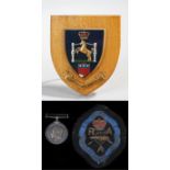 Plaque, Blazer badge and medal