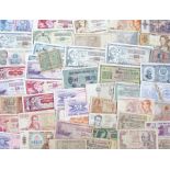 Banknotes, to include Belgium, Yugoslavia, German states, etc, (qty)