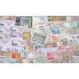 Banknotes, to include Turkey, Portugal, France, Greece, etc, (qty)