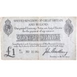 John Bradbury One Pound, K1 50 No 11464