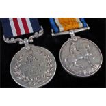 George V First World War pair, to include the M.M. Military Medal (796760 GNR. A. S. BAWN. 62/D.A.