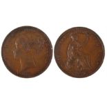 Victoria Penny, 1853, extremely fine