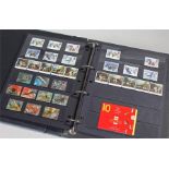 Stamp collection: GB Decimal Unmounted Mint & Used 1980s-c2000. On Hagner sheets, some Greetings