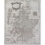 Robert Morden map of Scotland, late 17th / early 18th Century, 39cm x 48cm