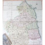 Map of the County of Northumberland, by C. Smith, London, 1804, 46cm wide, contained in the original