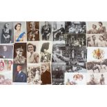 Royalty postcards, King Edward VIII, include George V, Princess Margaret, Prince of Wales, etc, (