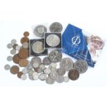 Coin collection, to include a quantity of pre 1920 silver Threepences, Shillings, and a Florin,