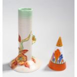 Clarice Cliff holder and 1999 anniversary shaker (2)