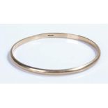 9 carat gold bracelet, circular form, 13.5 grams