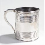 Victorian Silver jug, London 1839, maker, Richard Pearce & George Burrows, the tapered body with