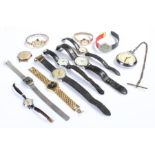 Selection of watches to include Ingersoll, Timeco, Villars Oriosa; pocket wathc etc. (qty)