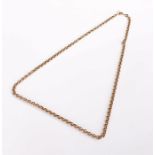 9 carat gold chain, 7.4 grams