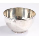 Silver bowl, London 1919, maker Mappin & Webb, 2.7 oz