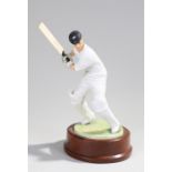 Model of Cricketer Jack Hobbs, 28cm in height