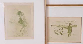 Toulouse-Lautrec, Henri de (1864-1901) - "Les Vieilles Histoires", Lithographie, im Druck