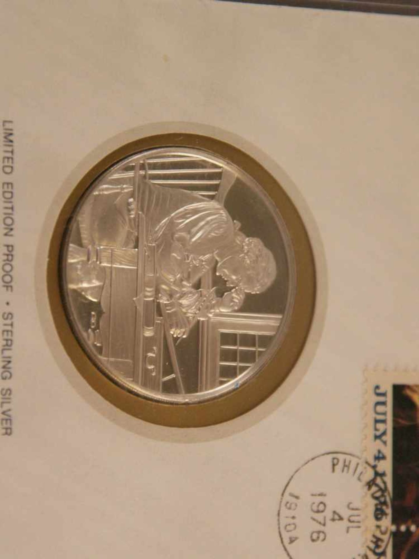 36 Blätter mit Münze "International Society of Postmasters" - unterschiedliche Länder und Motive, - Bild 4 aus 7