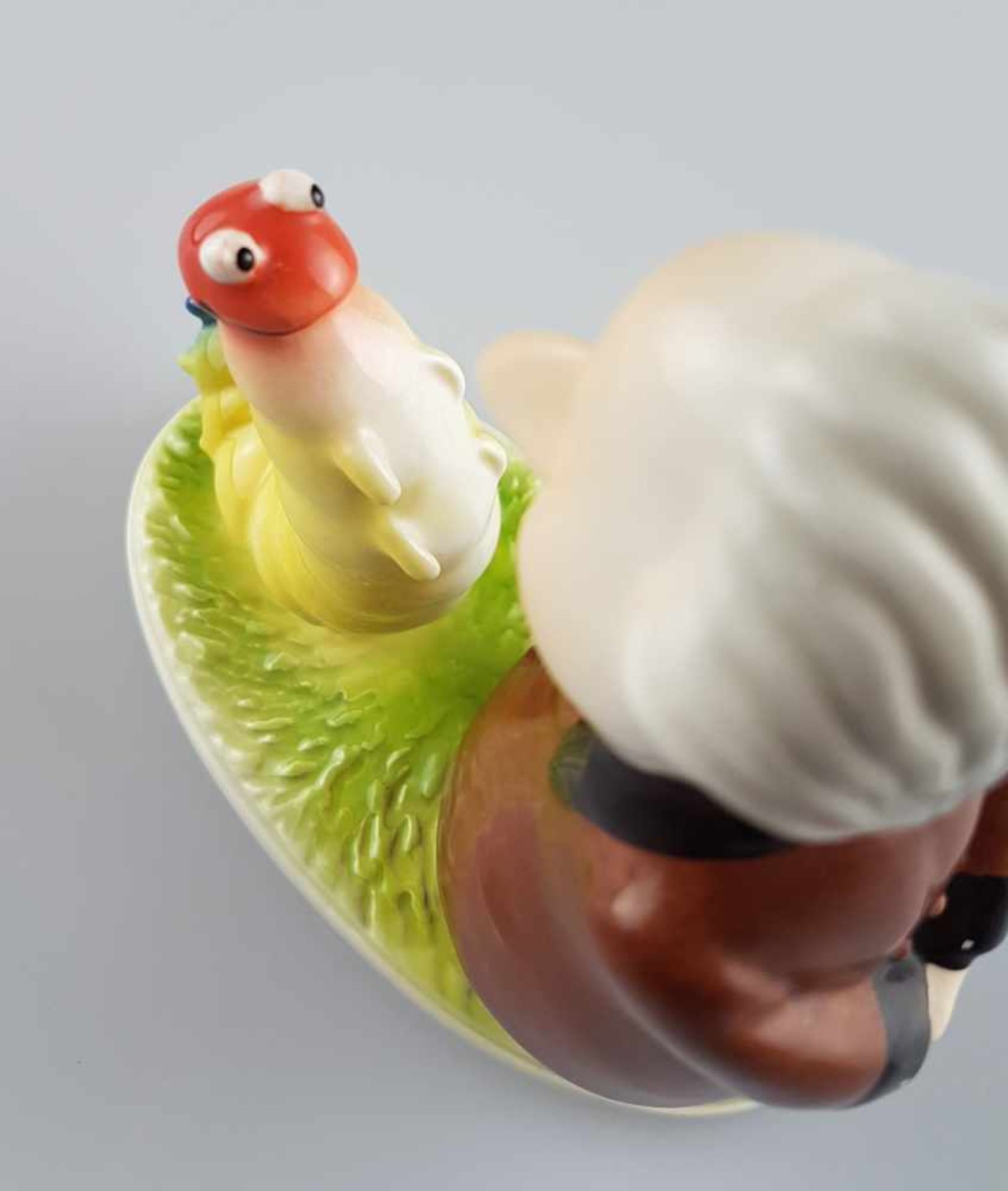 Porzellanfigur Goebel - "Johann Wolfgang von Goethe mit Wurm", am Boden bez. "Bundesgartenschau in - Bild 3 aus 5