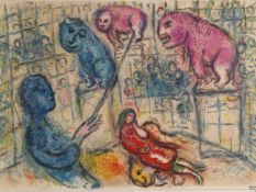 Chagall, Marc (1887 Witebsk - 1985 Saint-Paul-de-Vence) - Sans Titre, Original-Lithographie aus