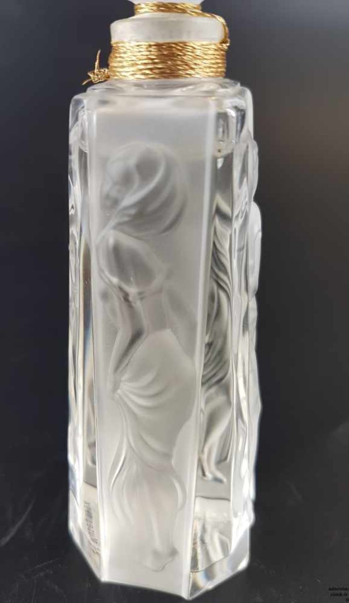 Lalique-Flakon - Factice-Kristallglasflakon, 'Les Muses' Edition Limitée 1994, farbloses Glas, z. - Bild 3 aus 6