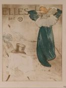 Toulouse-Lautrec, Henri de ( 1864 Albi - 1901 Malromé, nach) - "Elles", 11 Lithographien (inkl.