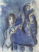 Chagall, Marc (1887 Witebsk - 1985 Saint-Paul-de-Vence) - "Rehab et les Espions de Jéricho",