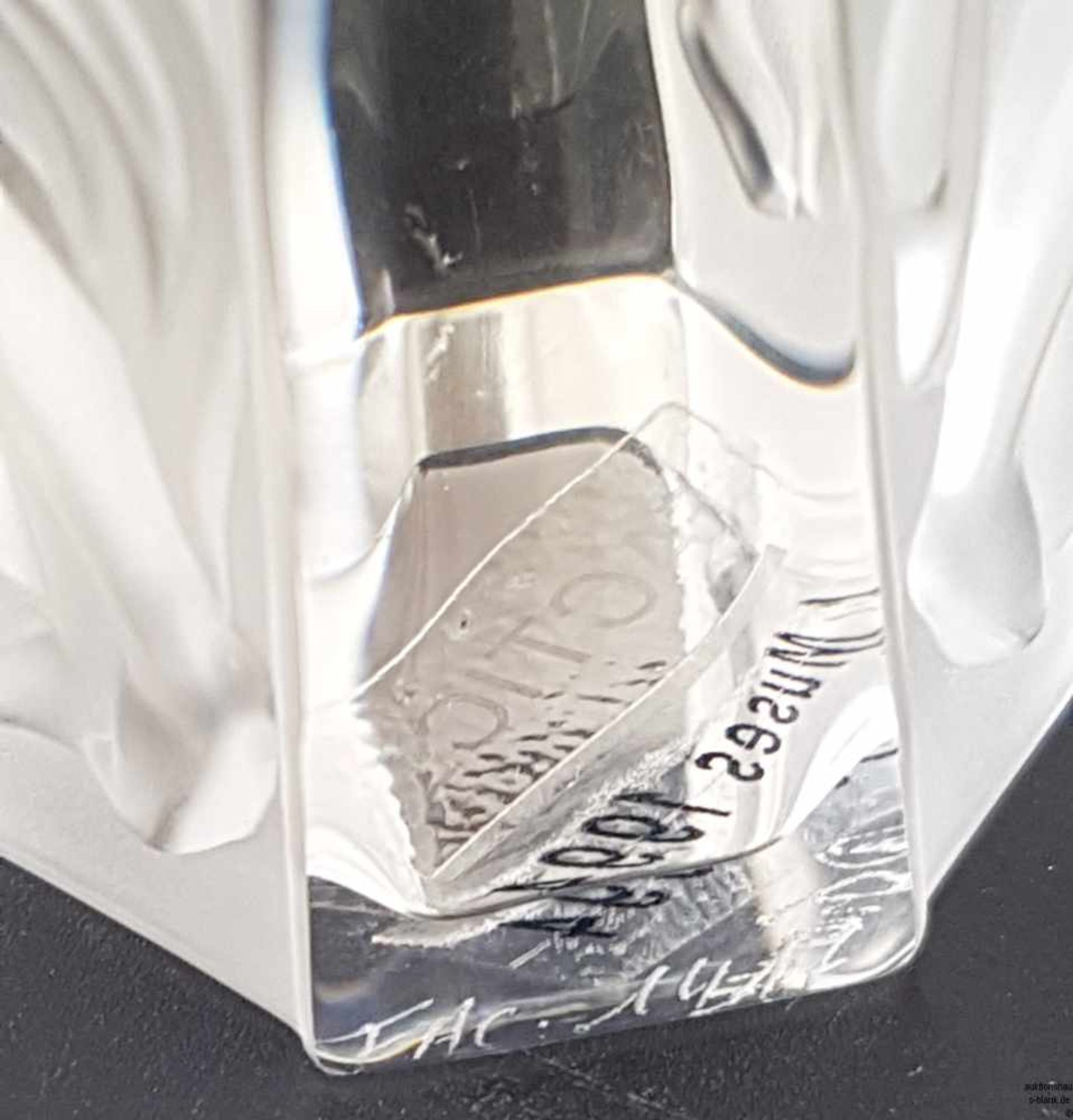 Lalique-Flakon - Factice-Kristallglasflakon, 'Les Muses' Edition Limitée 1994, farbloses Glas, z. - Bild 5 aus 6