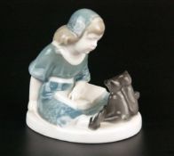 Porzellanfigur "Teddyschule" - Rosenthal, Selb Kunstabteilung, Entwurf von Albert Caasmann 1913,