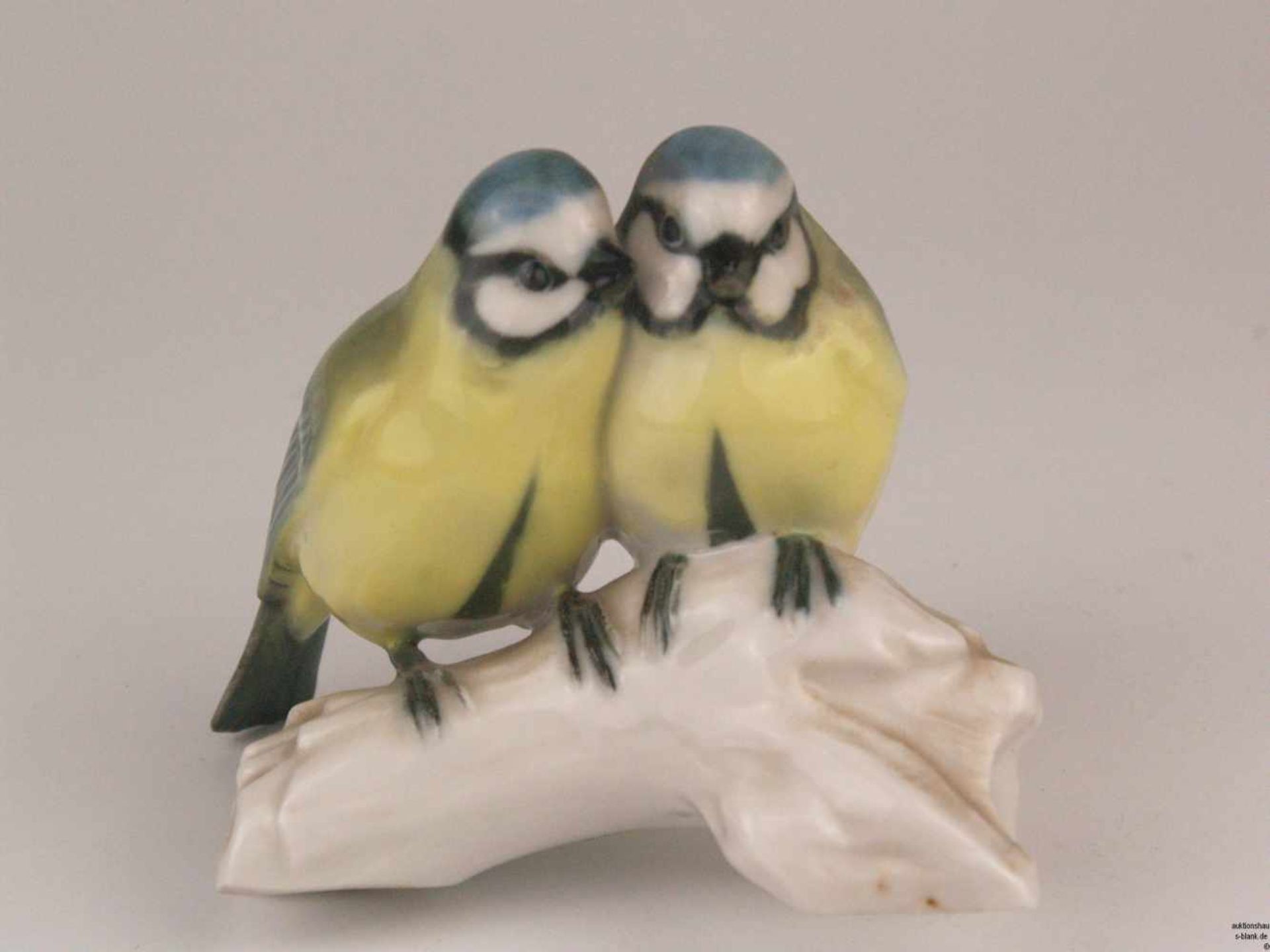 Konvolut Porzellan-Vogelfiguren - Hutschenreuther, alle mit grüner Löwenmarke,naturalistisch - Bild 6 aus 8