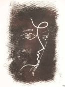 Braque, Georges (1882-1963) - "Profil de Femme", Farblithographie aus der Folge 'Souvenirs et