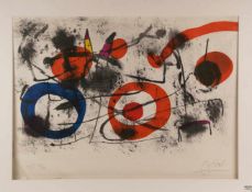 Miró, Joan (1893 - 1983) - Sans Titre, Original-Farblithografie, handsigniert, num. 'H.C. VII/XX',