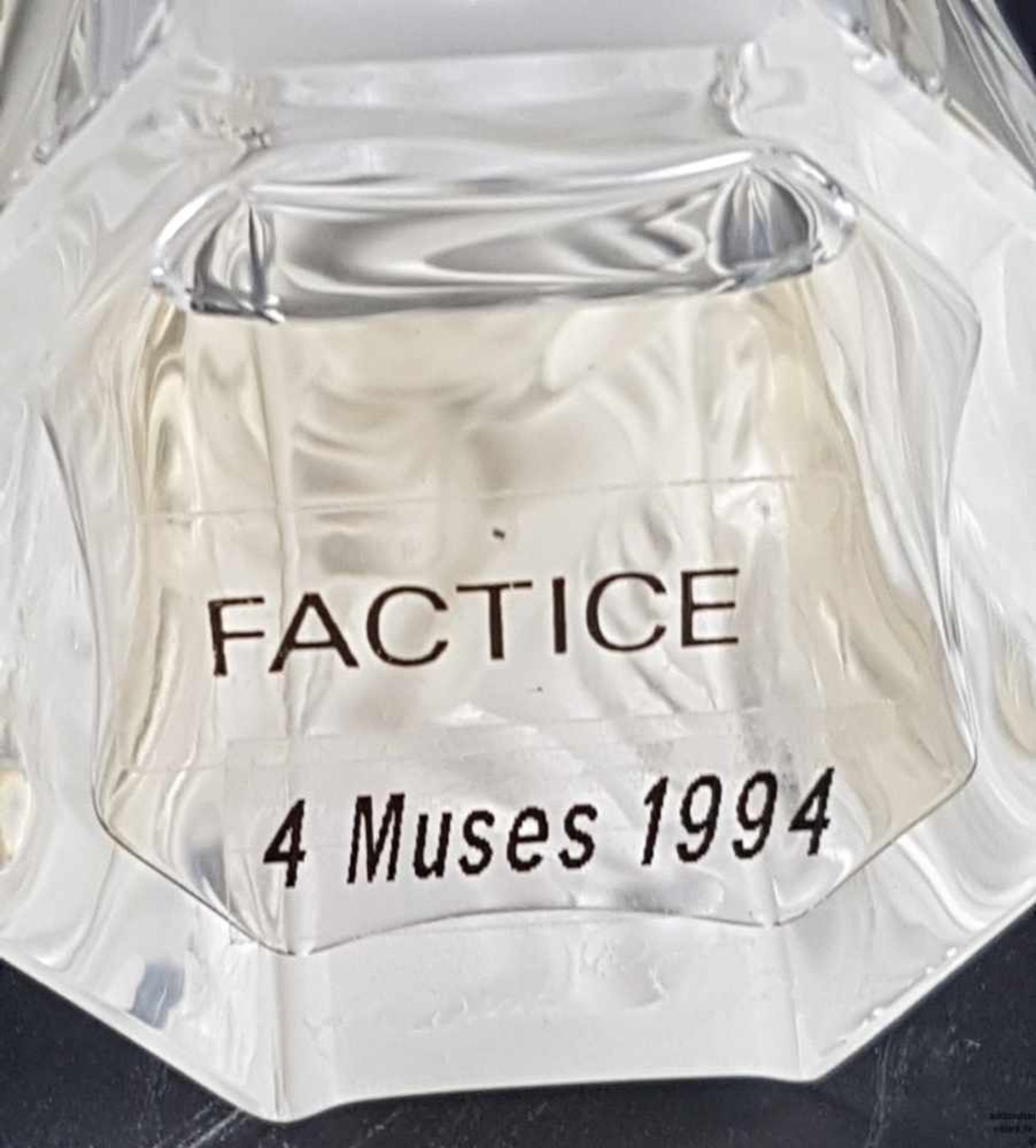 Lalique-Flakon - Factice-Kristallglasflakon, 'Les Muses' Edition Limitée 1994, farbloses Glas, z. - Image 6 of 6