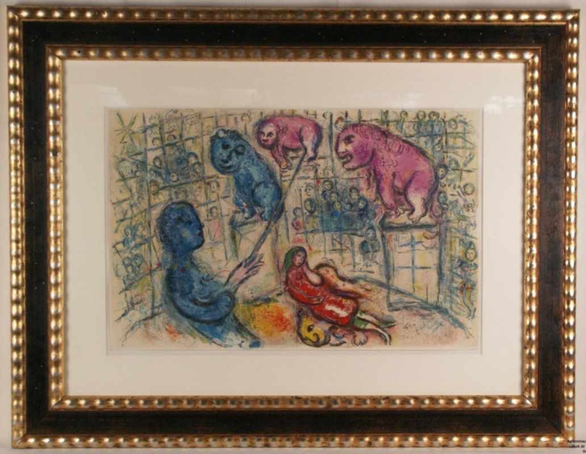 Chagall, Marc (1887 Witebsk - 1985 Saint-Paul-de-Vence) - Sans Titre, Original-Lithographie aus - Bild 3 aus 3