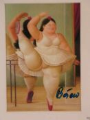 Botero, Fernando (geb. 1932, Medellín, Kolumbien) - "Ballerina", 2001, Multiple, handsigniert, unter