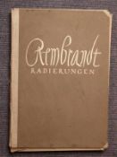 Mappenwerk - Rembrandt Radierungen. Eine Auswahl von hundert der wertvollsten Radierungen des