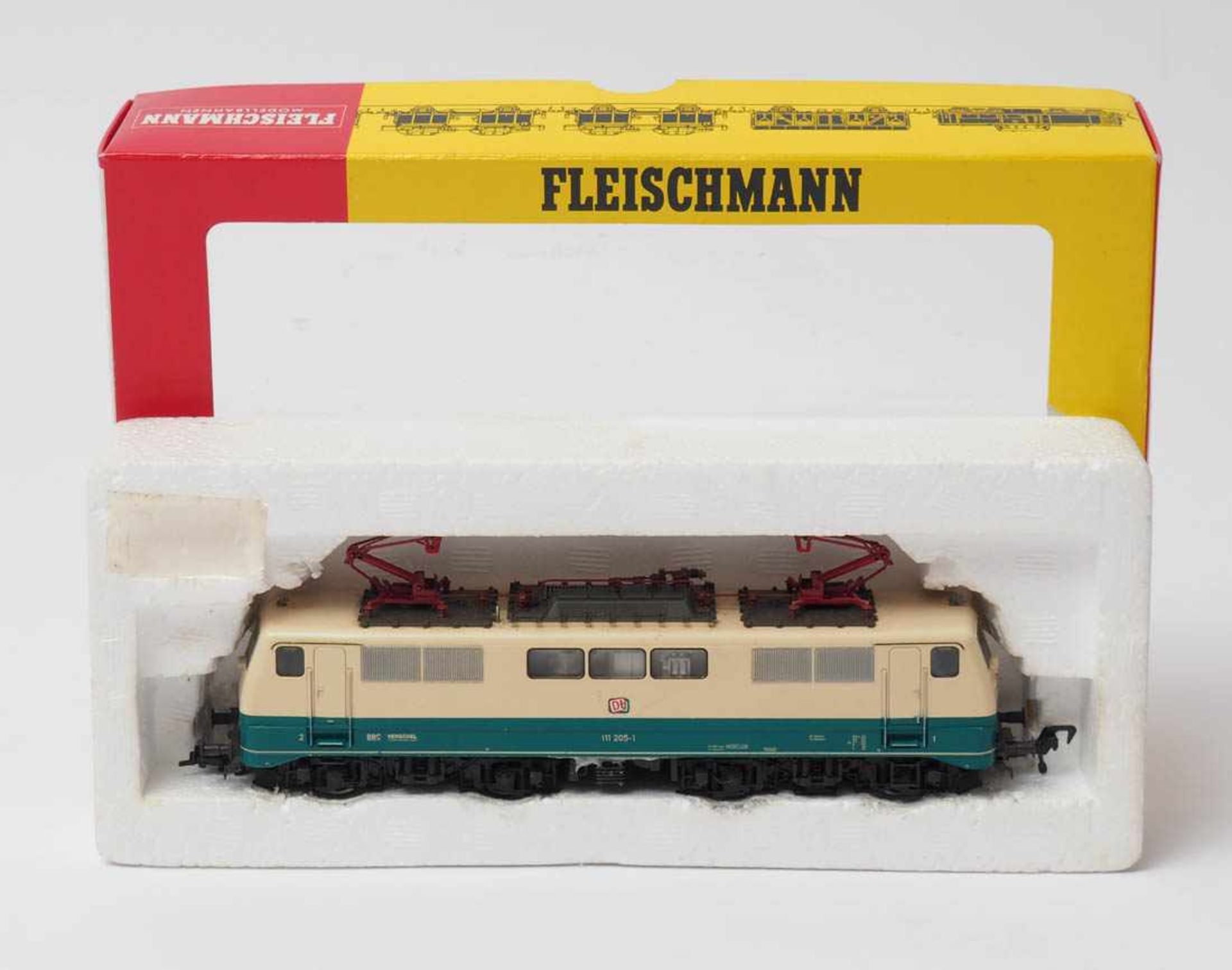 E-Lok, Fleischmann, Spur H0 Modellnummer 4347. Im originalen Karton.