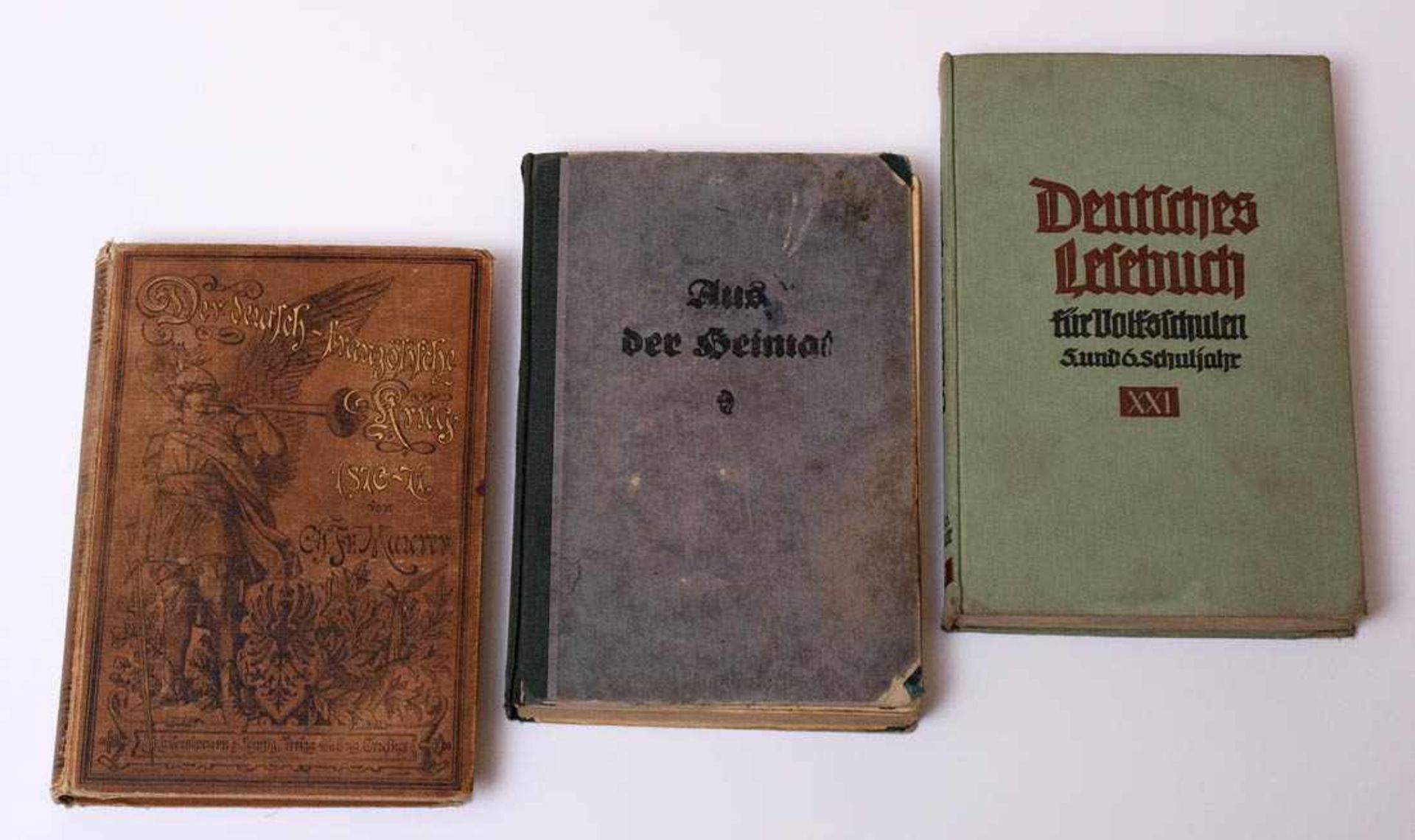 Konvolut Bücher Deutsches Lesebuch, Schauenburg, Lahr 1935; Aus der Heimat, 30er Jahre; Der Deutsch-