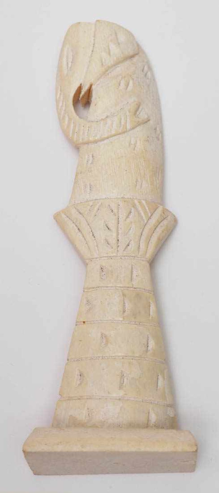 Schachspiel, Ägypten Figuren aus Bein. H. des Königs 15,5cm. Dazu intarsiertes Brett. - Bild 7 aus 10