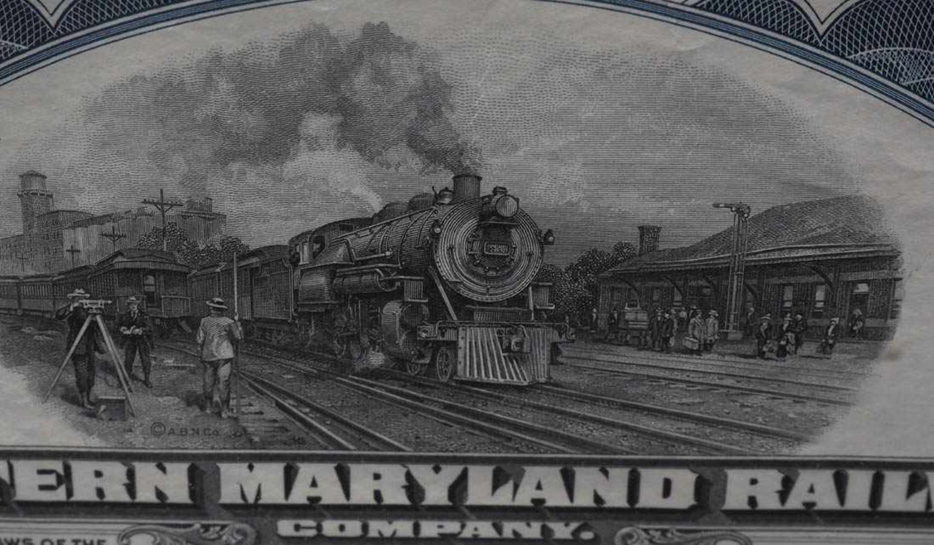 Fünf Aktien, 20er bis 50er Jahre Als Pendants ger. Boston & Maine Railroad Co., Western Maryland - Bild 5 aus 15