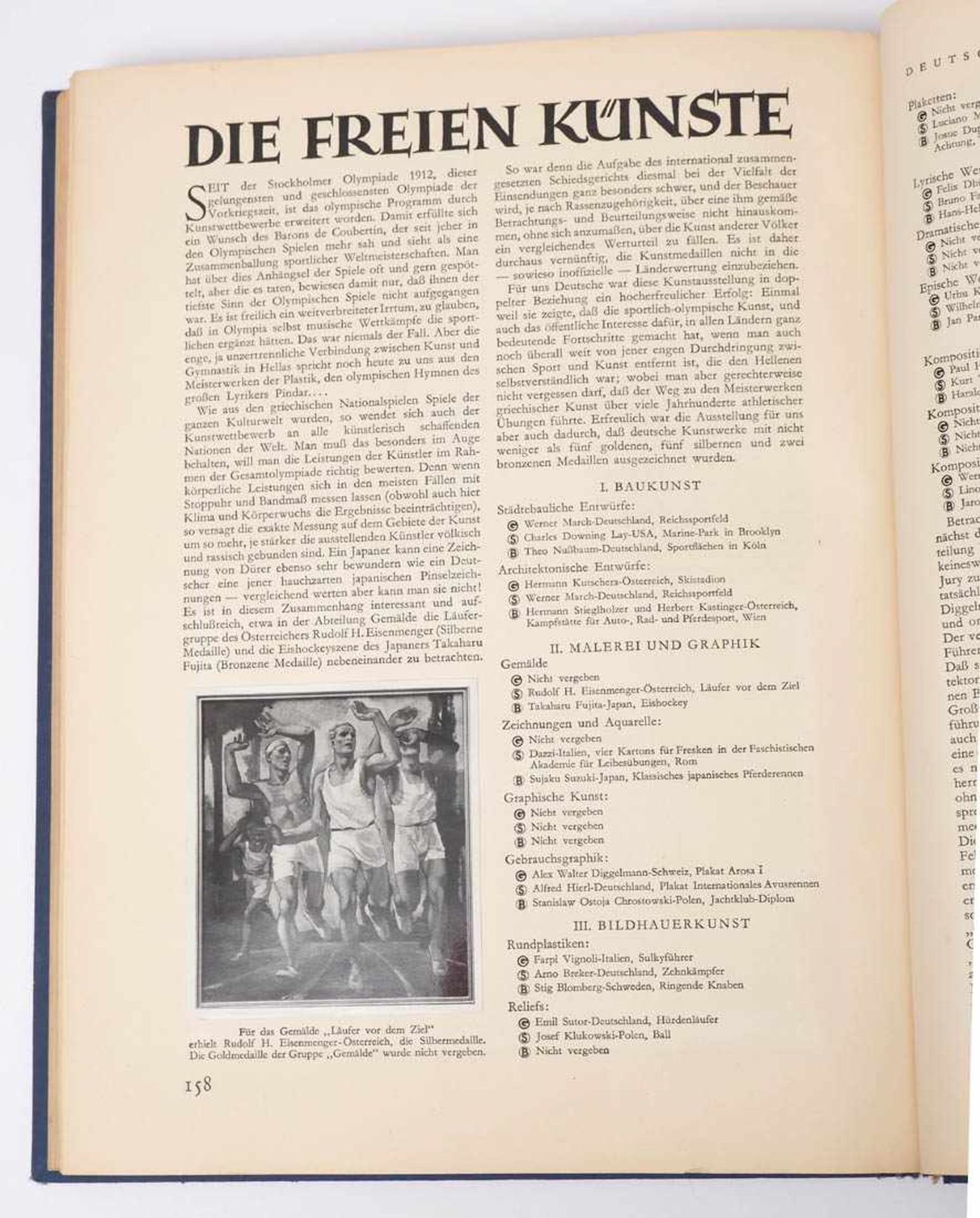 Zigarettenbilderalbum, Altona-Bahrenfeld Die olympischen Spiele 1936, Band 1 und 2. Vollständig. - Bild 3 aus 3