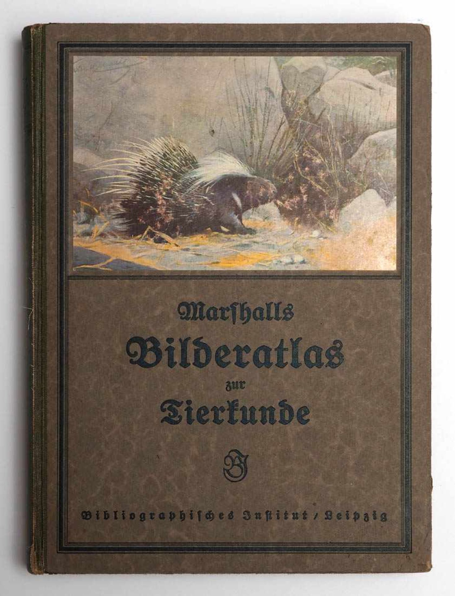 Marshall, William: Bilderatlas zur Tierkunde Zweite Auflage, Bibliographisches Institut, Leipzig,