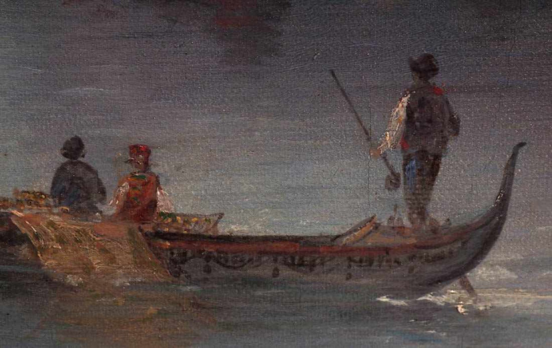 Kaufmann, Karl, 1843 - 1902 Blick auf ein prächtiges Schiff im Canale Grande in Venedig, im - Bild 9 aus 9