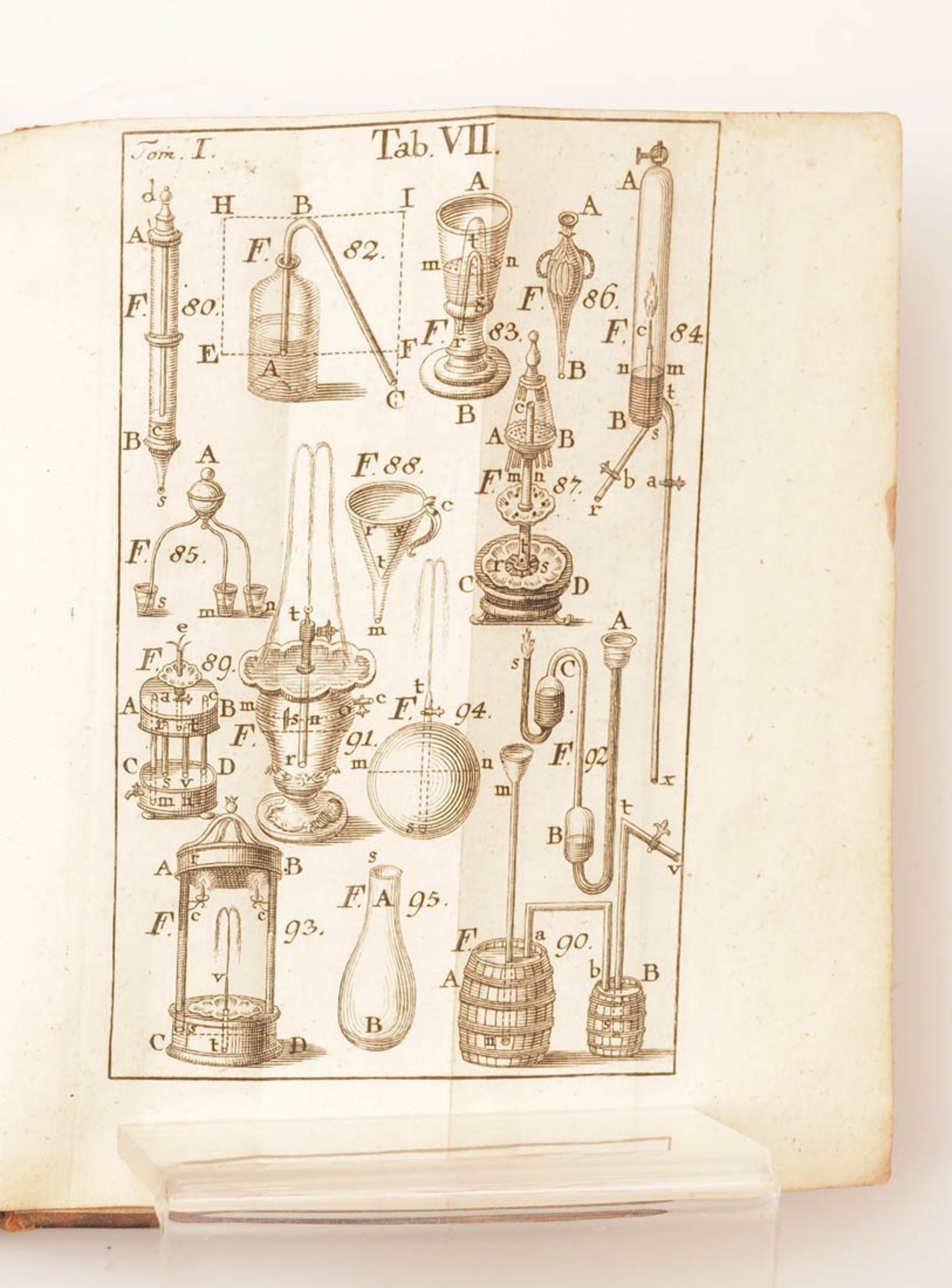 Mangold, M.: Philosophia recentior..., Craetz, Ingolstadt 1765 Band 1 und 2. Ledereinband, rot - Bild 3 aus 7