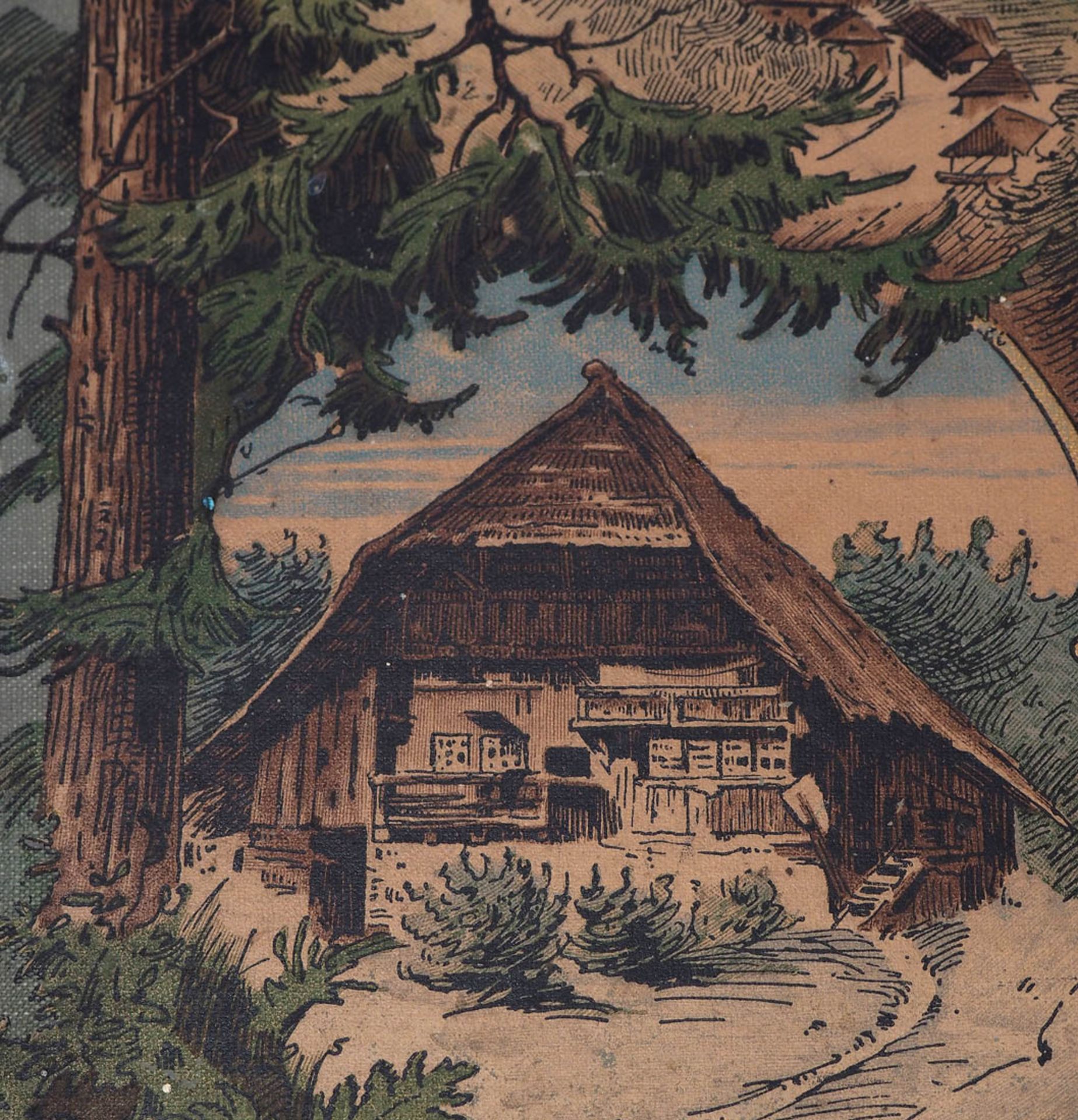 Louis Felix Luib: Der Schwarzwald, Verlag Heinrich, Straßburg, 1897 Umschlag mit Gebrauchsspuren. - Bild 2 aus 3