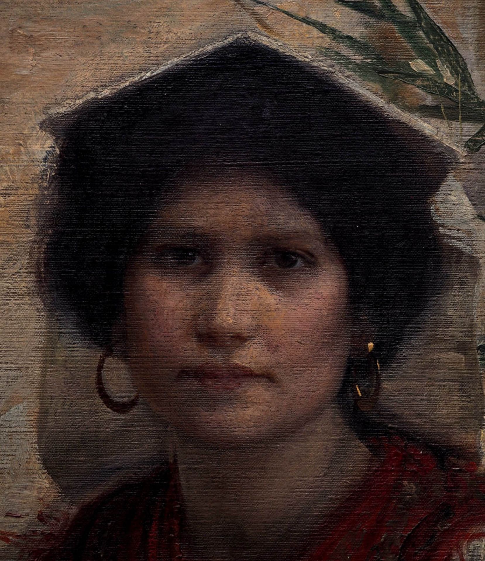 Schmidlin, Adolf, 1868 - 1954 Portrait einer Ciociara in Alltagstracht, den Betrachter anblickend. - Bild 6 aus 8
