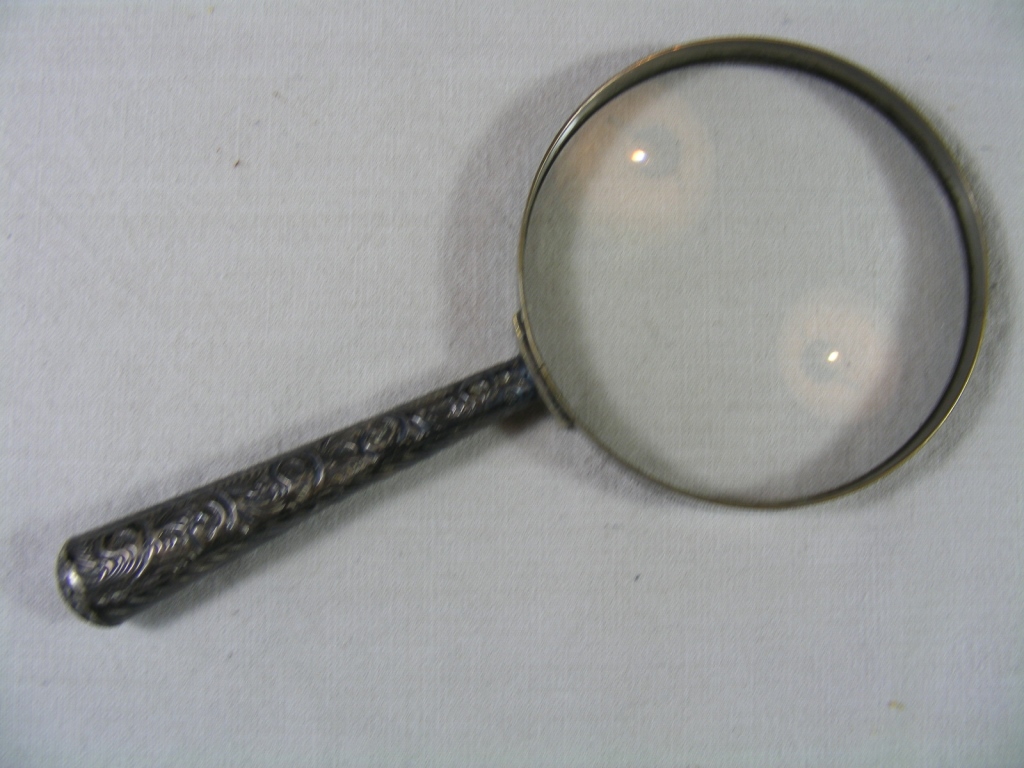 Silver-handled Magnifying Glass