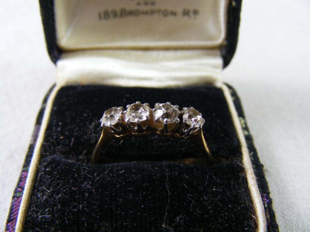 Four Diamond Ring - Image 4 of 9