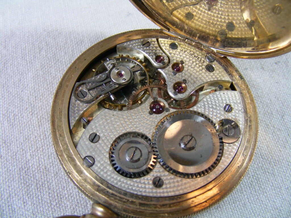 Mid-C20th gold-plated Pocket Watch - Image 7 of 7