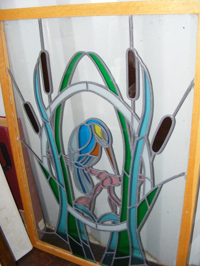 A Stained Glass Panel - Image 2 of 3