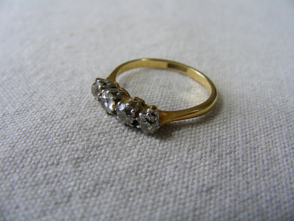 Four Diamond Ring - Image 7 of 9